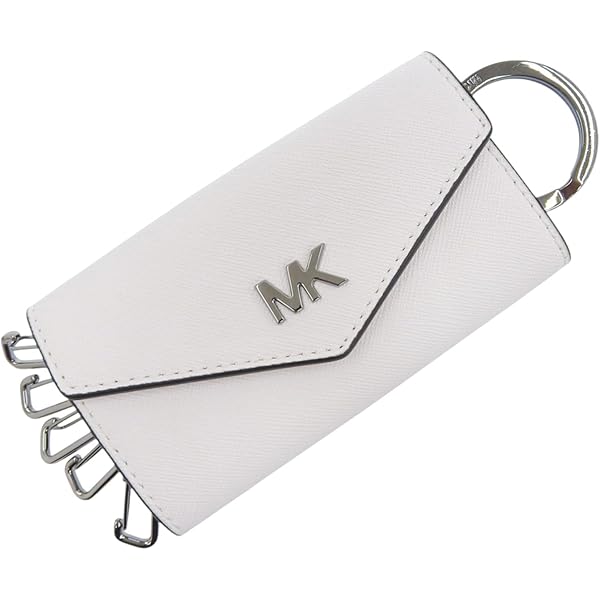 新品☆MICHAEL KORS  キーケース　ホワイト  レザー キーケース Amazon | [Michael Kors] [マイケルコース] キーケース レディース